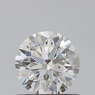 0.6 Carat Round F SI1 EX HRD Natural Diamond