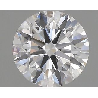 0.61 Carat Round D VS2 EX GD GIA Natural Diamond