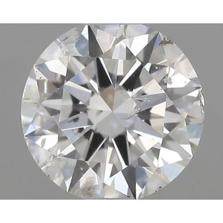 0.5 Carat Round F SI2 EX GIA Natural Diamond