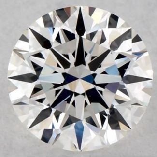 0.31 Carat Round F VVS1 EX GIA Natural Diamond