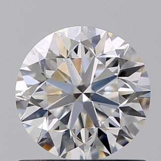 0.80 Carat Round D SI1 VG EX GIA Natural Diamond