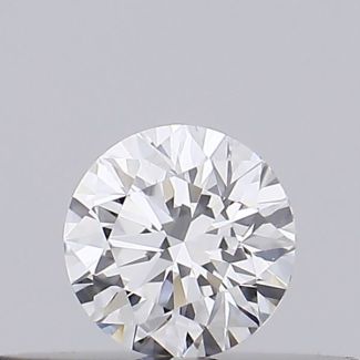 0.23 Carat Round D VVS1 EX GIA Natural Diamond