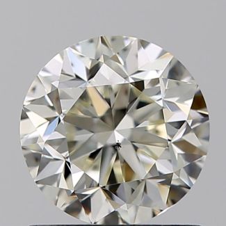 1.00 Carat Round K VS2 F EX GD GIA Natural Diamond