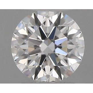 0.18 Carat Round F VVS2 EX GIA Natural Diamond