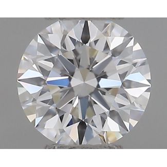 0.31 Carat Round D VVS1 EX GIA Natural Diamond