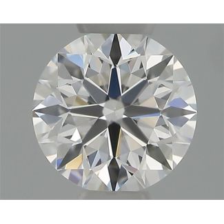 0.31 Carat Round D VVS2 EX GIA Natural Diamond