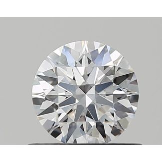 0.6 Carat Round D VVS1 EX GIA Natural Diamond