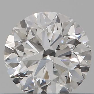 0.36 Carat Round E VVS2 EX GIA Natural Diamond