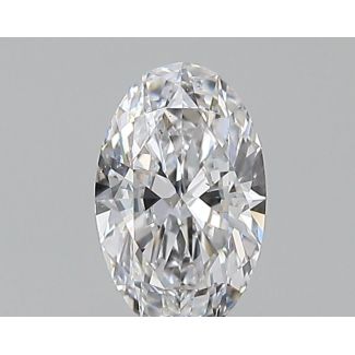 0.4 Carat Oval D SI1 - EX VG GIA Natural Diamond