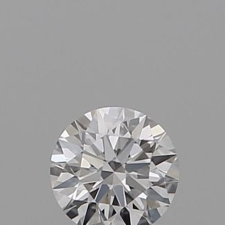 0.19 Carat Round D SI1 EX GIA Natural Diamond