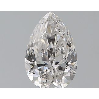 1.5 Carat Pear E SI1 - EX VG GIA Natural Diamond