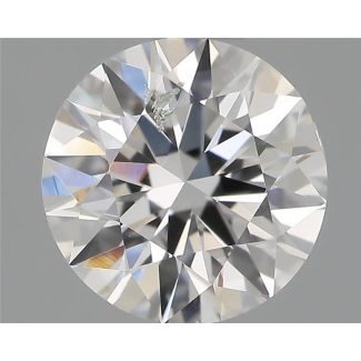 0.70 Carat Round F SI2 GD VG GIA Natural Diamond