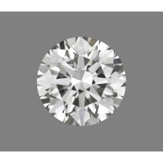 0.2 Carat Round H VVS1 EX GIA Natural Diamond