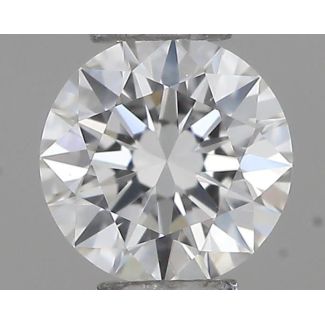 0.20 Carat Round F VVS2 EX GIA Natural Diamond