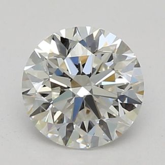 0.45 Carat Round F VS1 VG EX GIA Natural Diamond