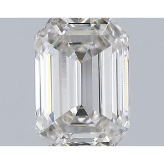 0.41 Carat Emerald F VS1 - VG NONE Natural Diamond