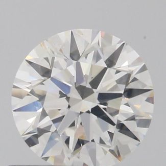 0.59 Carat Round G SI1 EX GIA Natural Diamond