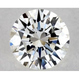 0.5 Carat Round H VS1 EX GIA Natural Diamond