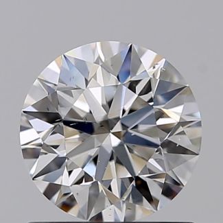 0.80 Carat Round E SI1 EX GIA Natural Diamond