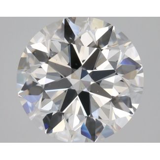 2.01 Carat Round D SI1 EX GIA Natural Diamond