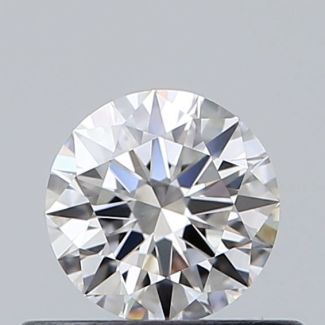 0.39 Carat Round E VVS1 EX GIA Natural Diamond