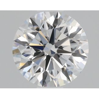 0.5 Carat Round D VVS2 EX GIA Natural Diamond