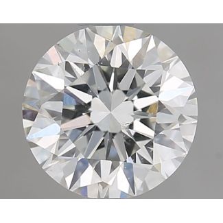 1.01 Carat Round F SI1 EX IGI Natural Diamond