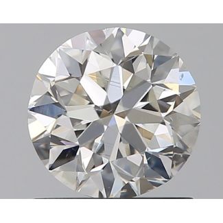 0.80 Carat Round H SI1 GD EX VG GIA Natural Diamond