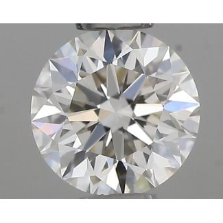 0.35 Carat Round H VS1 EX IGI Natural Diamond