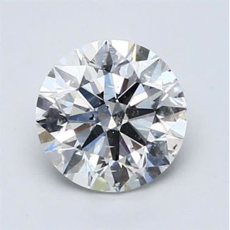 1.5 Carat Round G SI2 EX GIA Natural Diamond