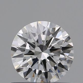 0.62 Carat Round E IF EX GIA Natural Diamond