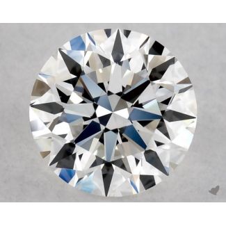 0.62 Carat Round F VVS1 EX GIA Natural Diamond