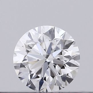 0.23 Carat Round D VS2 VG EX GIA Natural Diamond