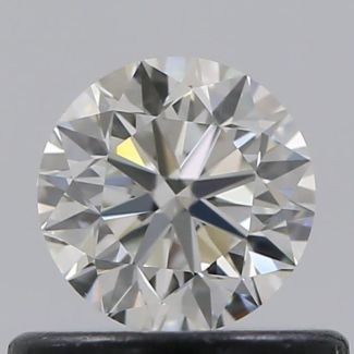 0.46 Carat Round H VVS2 VG EX GIA Natural Diamond