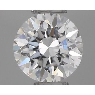 0.30 Carat Round F VVS1 VG EX GIA Natural Diamond