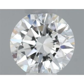 0.35 Carat Round H VVS1 EX GIA Natural Diamond