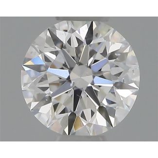 0.32 Carat Round D SI1 EX GIA Natural Diamond