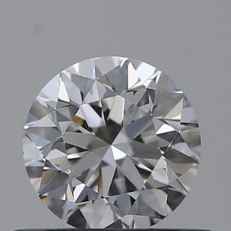 0.4 Carat Round G VVS2 VG EX GIA Natural Diamond