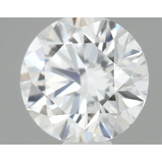 0.34 Carat Round F VVS1 EX GIA Natural Diamond