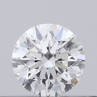 0.21 Carat Round D VS1 EX GIA Natural Diamond