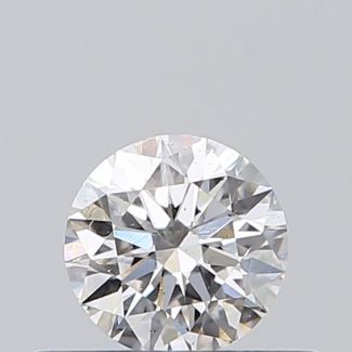 0.31 Carat Round F SI1 EX VG GIA Natural Diamond