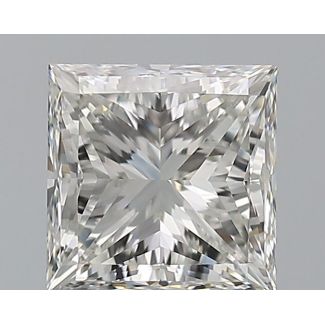 0.72 Carat Princess H VVS2 - EX VG GIA Natural Diamond