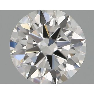 0.5 Carat Round F VS1 EX VG GIA Natural Diamond