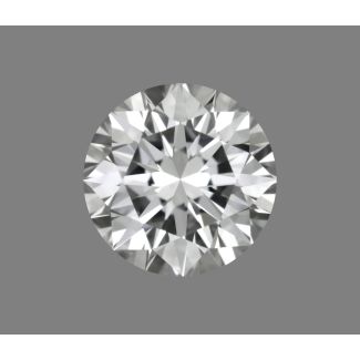 0.36 Carat Round F VVS1 EX GIA Natural Diamond