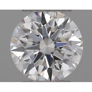 0.2 Carat Round E VVS2 EX GIA Natural Diamond