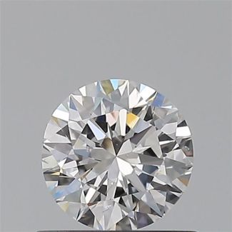 0.50 Carat Round E SI1 EX VG GIA Natural Diamond