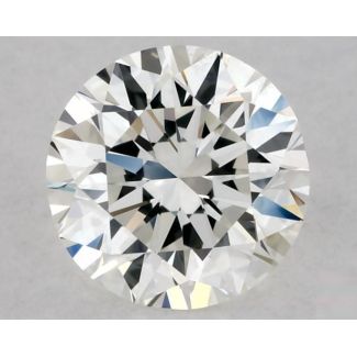 0.5 Carat Round H VVS1 EX VG GIA Natural Diamond