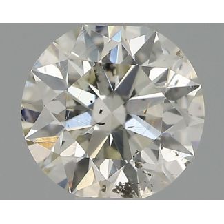 0.41 Carat Round H SI2 EX VG IGI Natural Diamond