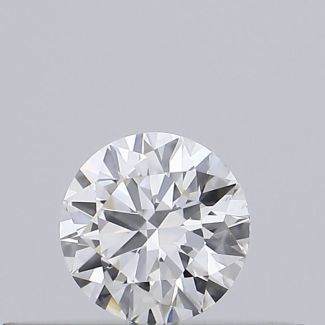 0.2 Carat Round F VS2 EX VG GIA Natural Diamond