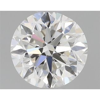 0.51 Carat Round H VVS2 VG EX GIA Natural Diamond